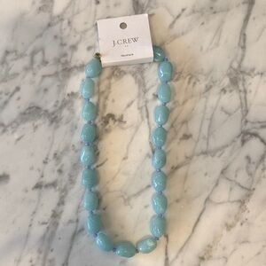 J. Crew Light Blue Beaded Necklace